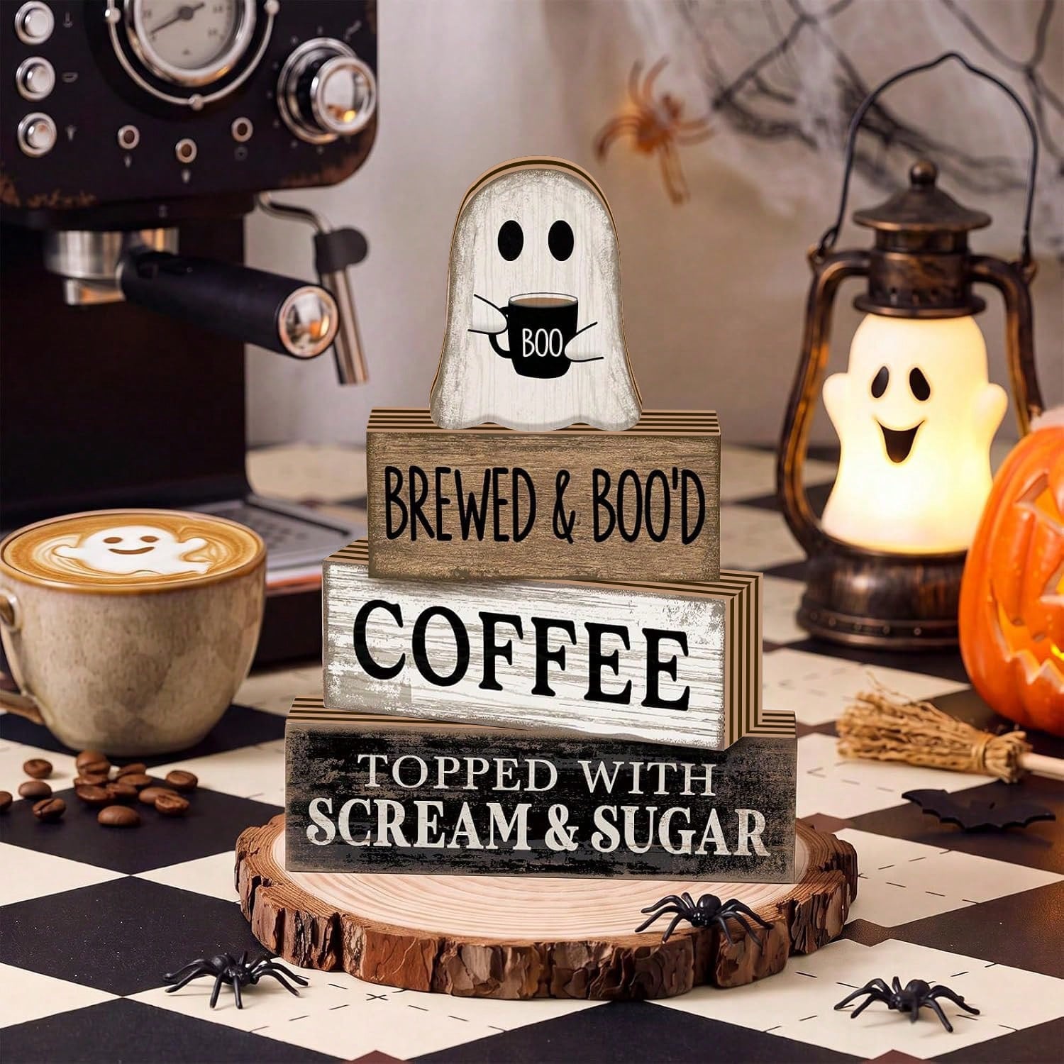 4pcs Halloween Coffee Table De - Home Bar Set review and price