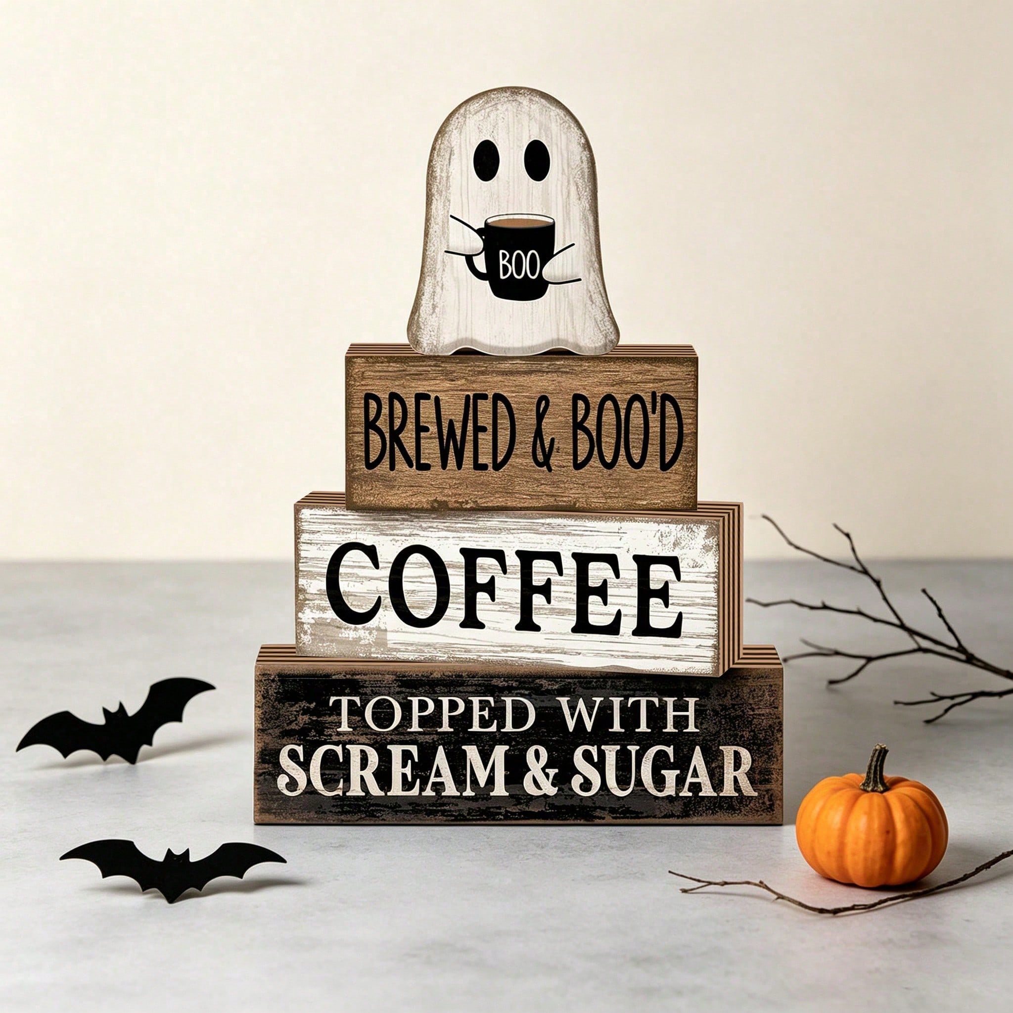 4pcs Halloween Coffee Table De - Home Bar Set review and price