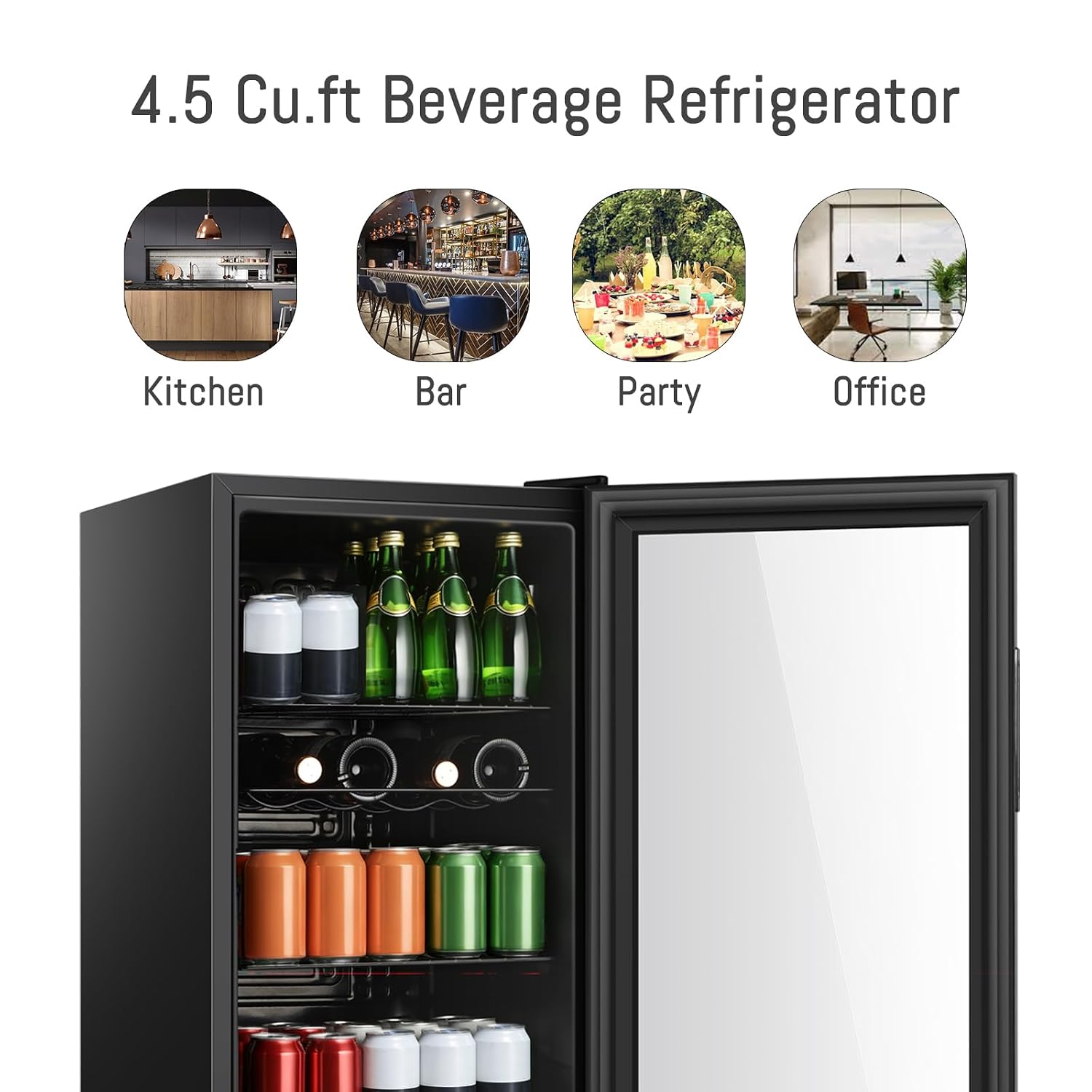 4.5 cu.ft Beverage Refrigerato - Home Bar And Fridge review and price
