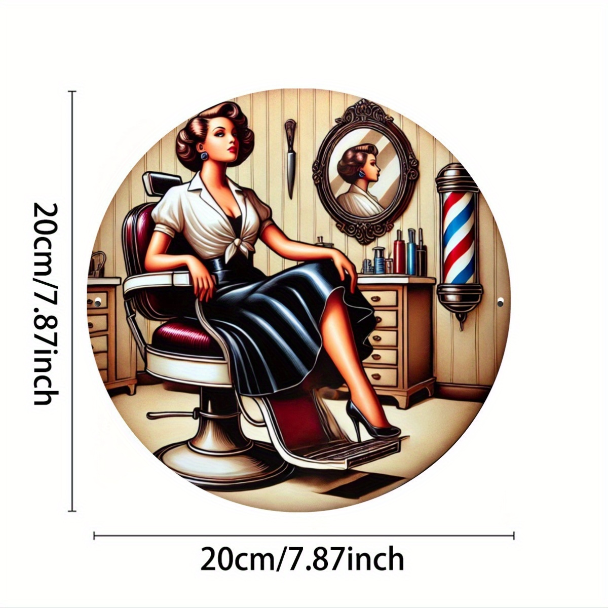 1pc Vintage Barber Shop Metal  - Home Barbershop review and price