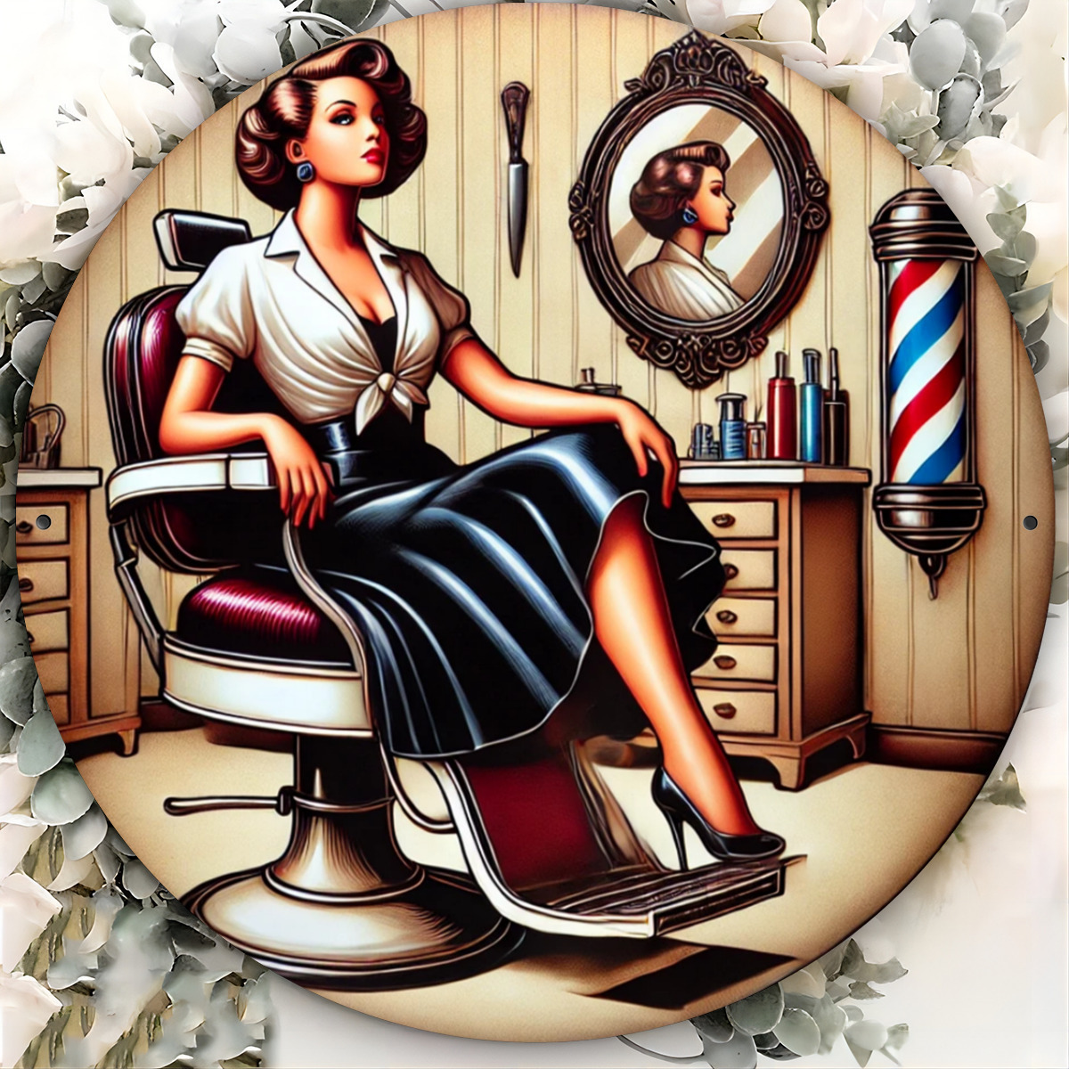 1pc Vintage Barber Shop Metal  - Home Barbershop review and price