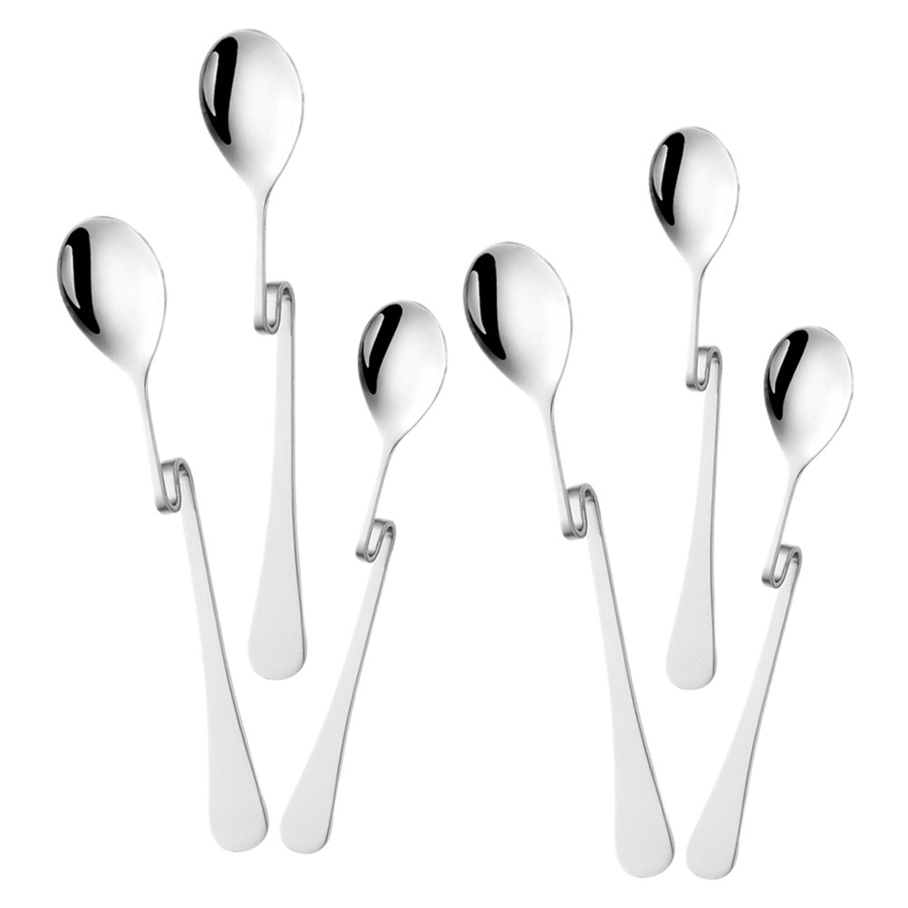 6Pcs Stainless Steel S Shape C - Bar Spoon Twisted review and price