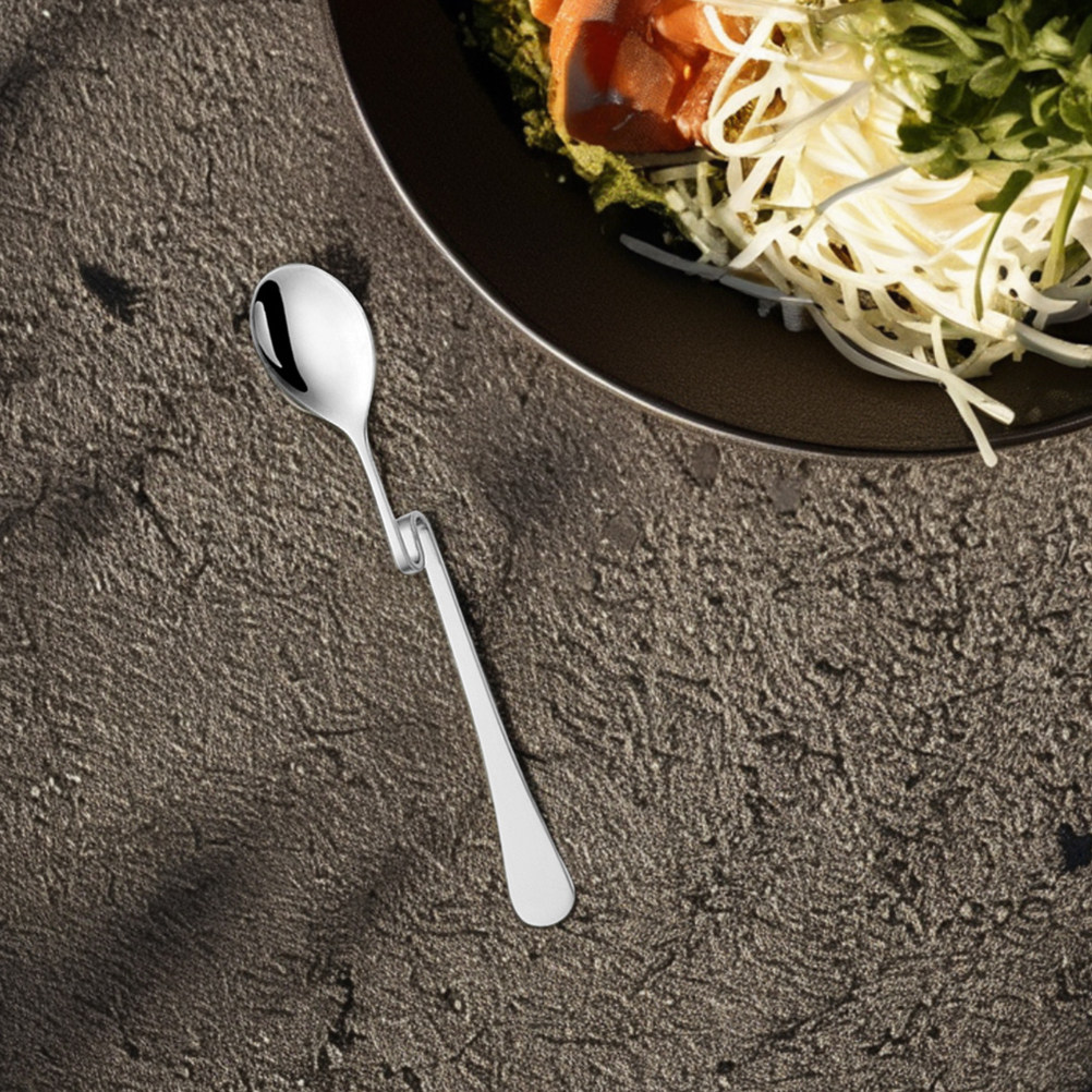 6Pcs Stainless Steel S Shape C - Bar Spoon Twisted review and price
