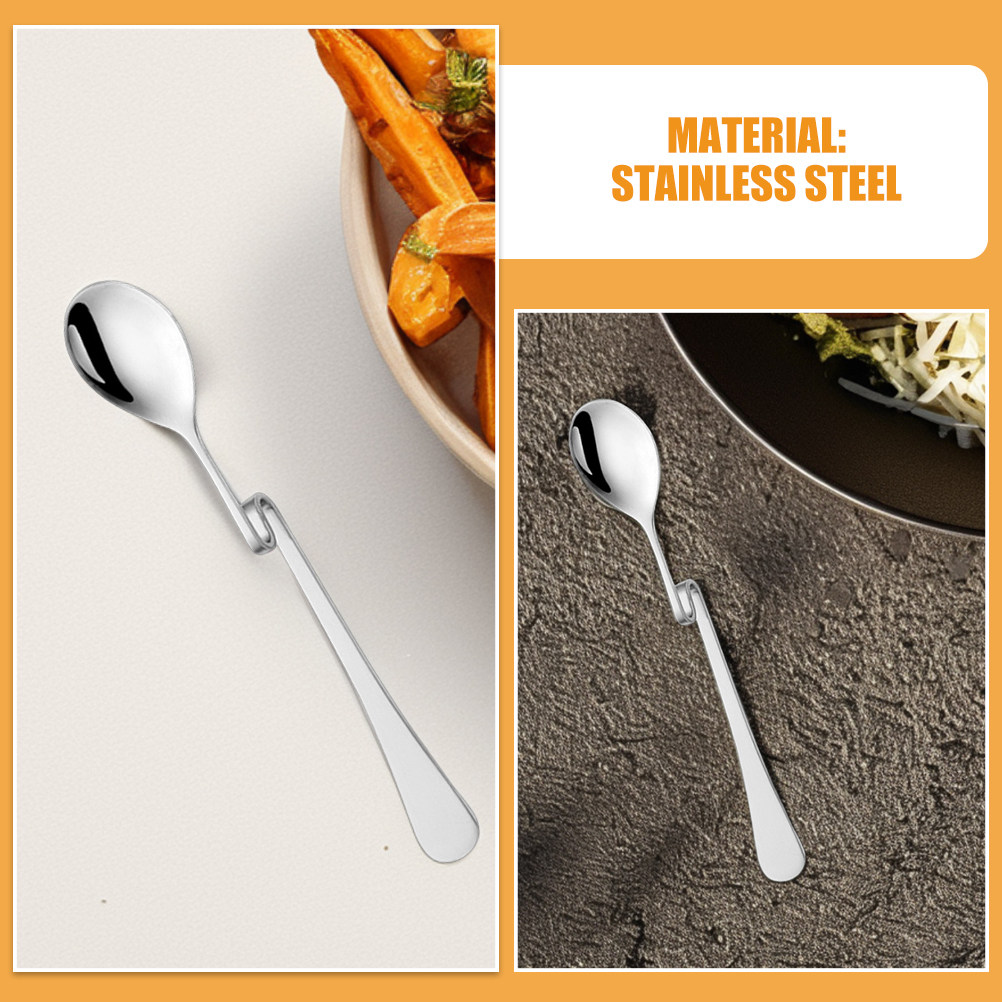 6Pcs Stainless Steel S Shape C - Bar Spoon Twisted review and price