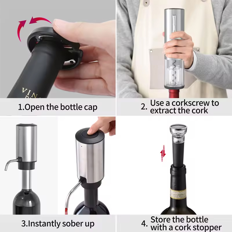 4-in-1 Rechargeable Electric W - Home Bar Set review and price