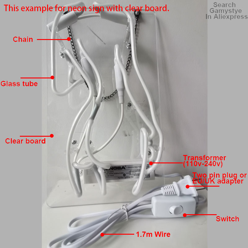 Chinese Word for Party Neon Bu - Home Bar Word review and price