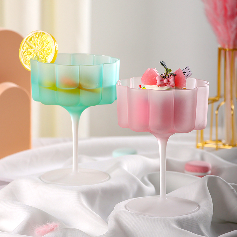 Colorful Frosted Glass Cocktai - Home Bar Set review and price