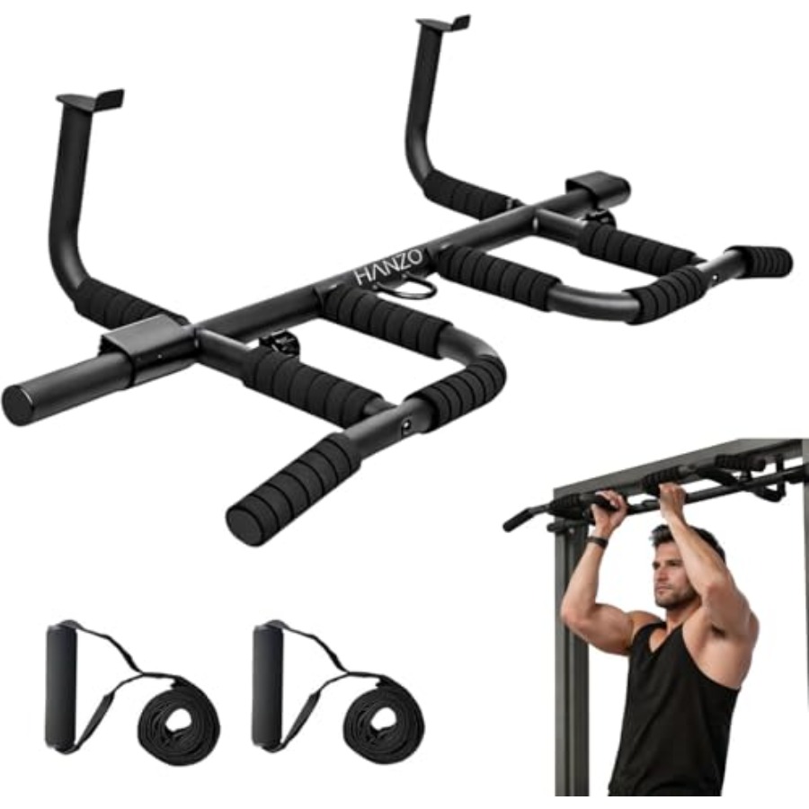 Doorway Pull Up Bar Set with S - Home Bar Set review and price