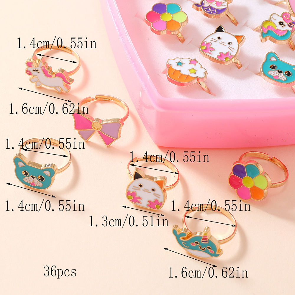36Pcs Adjustable Ring Set with - Bar Cart Gold review and price