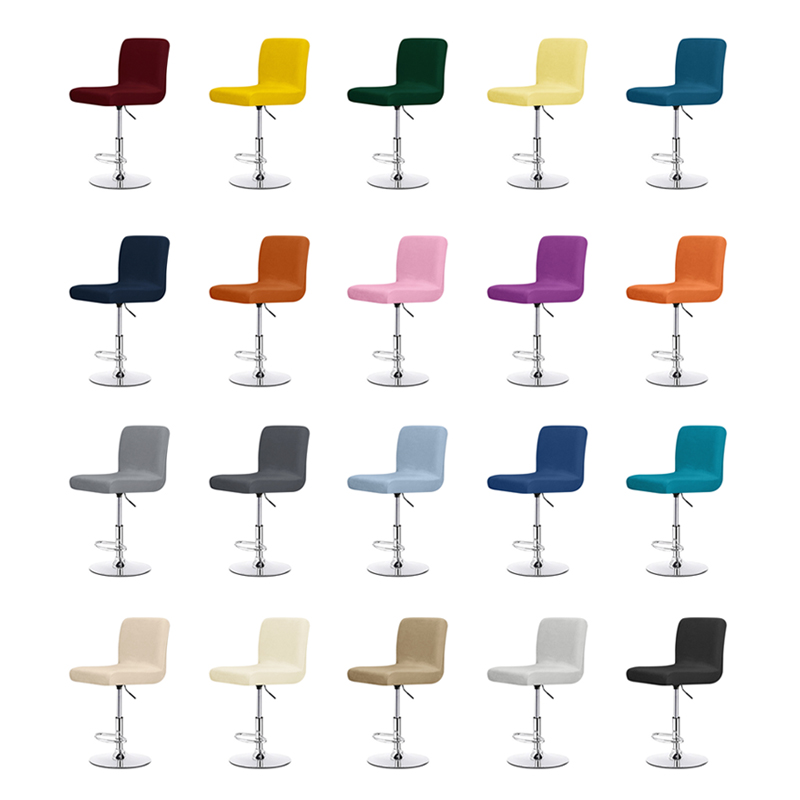 Velvet Solid Color Chair Cover - Home Bar Lounge review and price