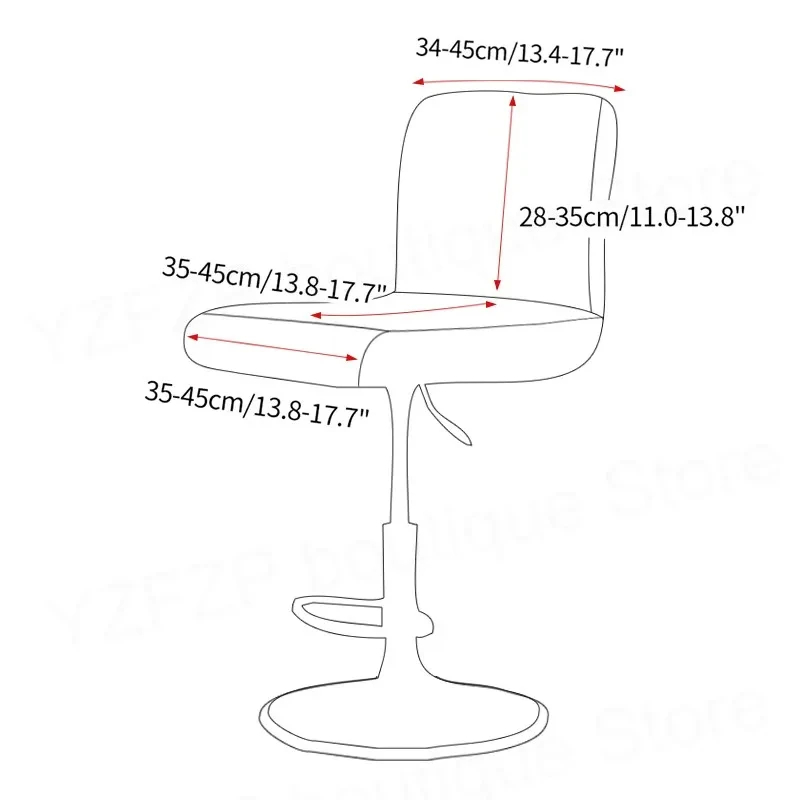 Velvet Solid Color Chair Cover - Home Bar Lounge review and price