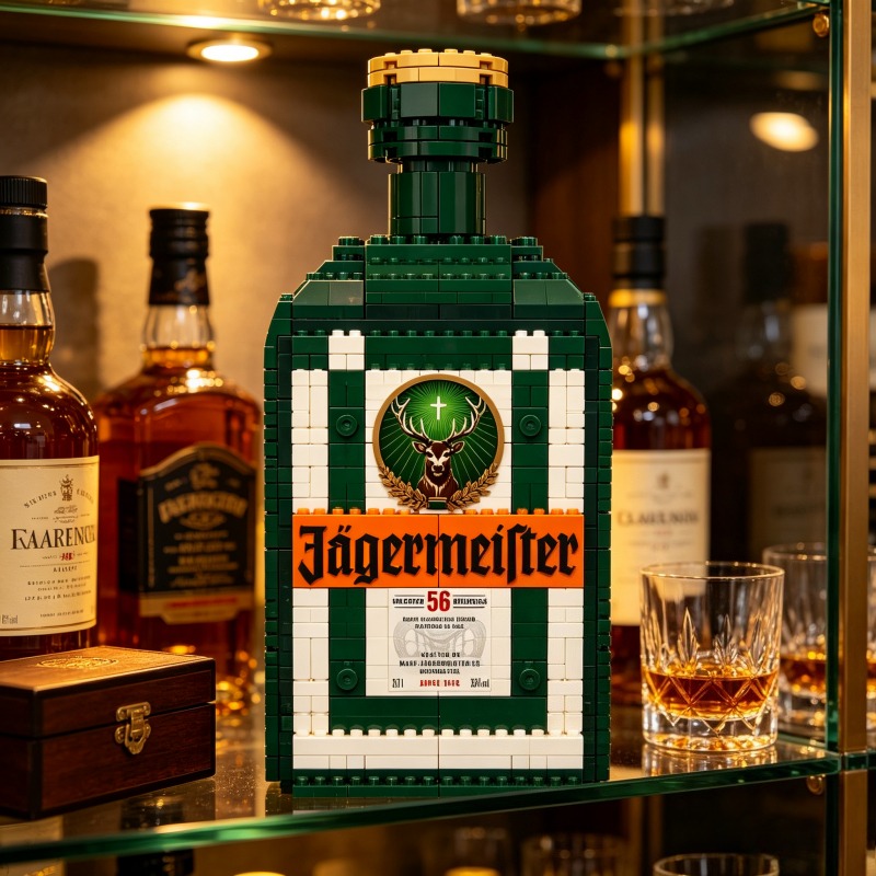 DIY Jagermeister Liqueur Bottl - Home Bar Set review and price