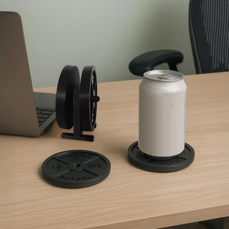 Weight Plate Coaster Set Holde - Home Bar Set review and price