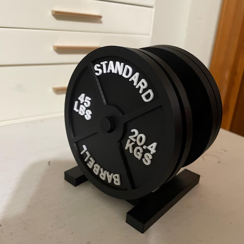 Weight Plate Coaster Set Holde - Home Bar Set review and price